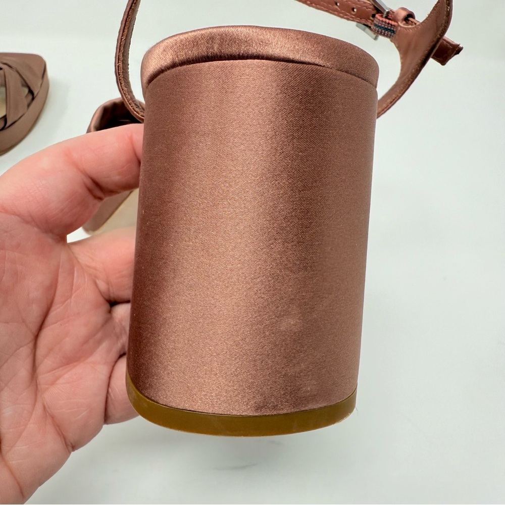 New Reformation Maize Platform Heeled Sandals Sz … - image 15